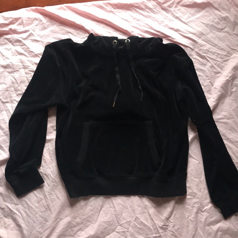 Fuzzy hoodie sweater